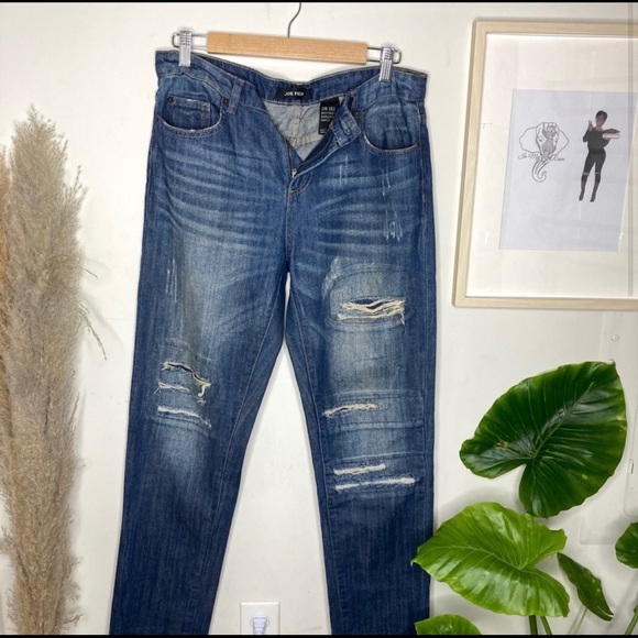 Joe Fresh Distressed Boyfriend Jeans - Picture 2 of 4
